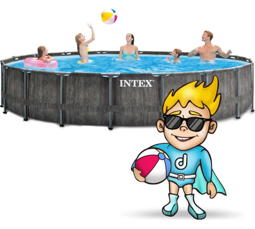 Басейн каркасний 21в1 INTEX 126744, 549 x 122 см + самокат Басейн каркасний 21в1 INTEX 126744, 549 x 122 см + самокат