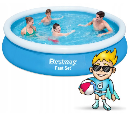 Басейн надувний 9в1 Bestway 57274, 366 см Басейн надувний 9в1 Bestway 57274, 366 см
