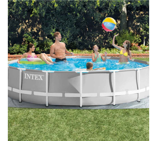 Басейн каркасний 12в1 INTEX 26720, 427 x 107 см, сірий Басейн каркасний 12в1 INTEX 26720, 427 x 107 см, сірий