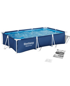 Басейн каркасний прямокутний 5в1 Bestway 56404N, 300 x 201 x 66 см