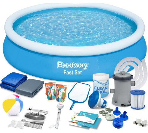 Басейн надувний 17в1 Bestway 57274, 366 см Басейн надувний 17в1 Bestway 57274, 366 см