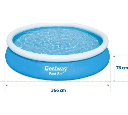 Басейн надувний 17в1 Bestway 57274, 366 см Басейн надувний 17в1 Bestway 57274, 366 см