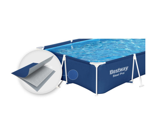 Басейн каркасний прямокутний 16в1 Bestway 56404N, 300 x 201 x 66 см Басейн каркасний прямокутний 16в1 Bestway 56404N, 300 x 201 x 66 см