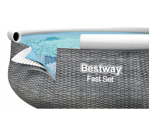 Басейн надувний 9в1 Bestway 57376, 396 см Басейн надувний 9в1 Bestway 57376, 396 см