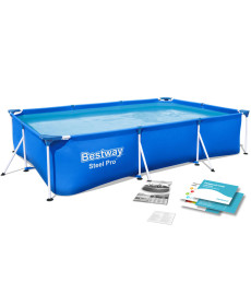 Басейн каркасний прямокутний 5в1 Bestway 56404, 300 x 201 x 66 см