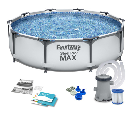 Басейн каркасний 9в1 Bestway 56408, 305 х 76 см Басейн каркасний 9в1 Bestway 56408, 305 х 76 см