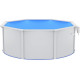 Басейн каркасний vidaXL 360 x 120 см, білий + драбина