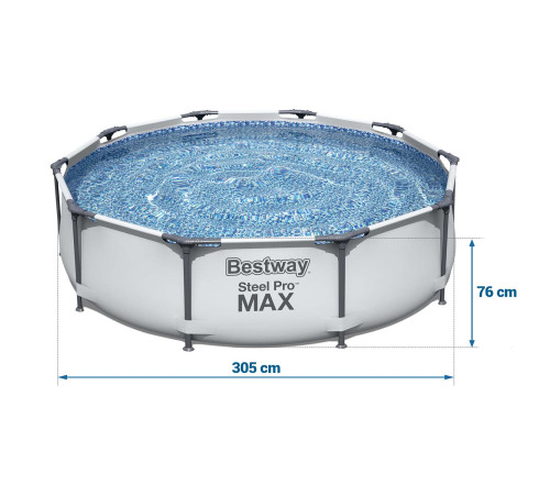 Басейн каркасний Bestway 56408 305 x 76 см 17in1 Басейн каркасний Bestway 56408 305 x 76 см 17in1