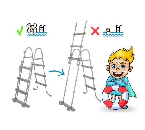 Басейн каркасний 12в1 Bestway 56716N 549 х 274 х 122 см