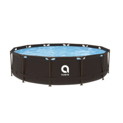 Басейн каркасний Avenli Super Rattan JL12336  366 x 100 см, чорний