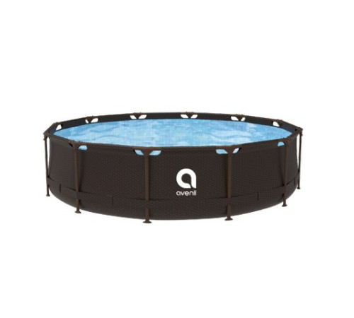 Басейн каркасний Avenli Super Rattan JL12336 366 x 100 см, чорний