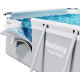 Басейн каркасний прямокутний 18в1 Bestway 5611Z Power Steel 640 x 274 см - білий