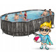 Басейн каркасний 18в1 Bestway 5611R, 610 × 366 × 122 см