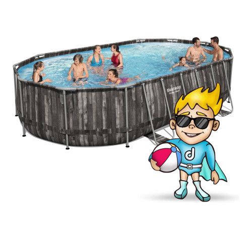 Басейн каркасний 18в1 Bestway 5611R 610 х 366 х 122 см