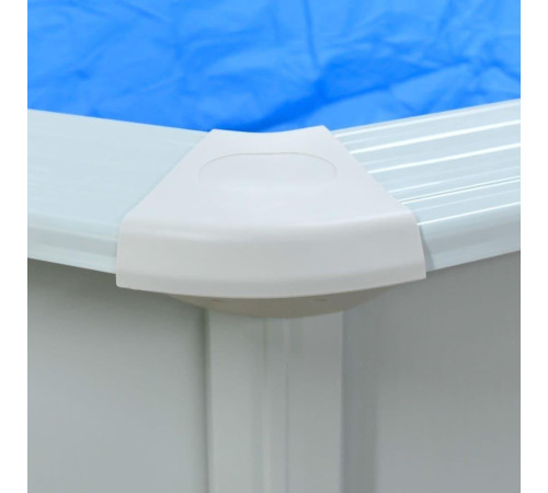 Басейн каркасний vidaXL 460 x 120 см, білий + драбина Басейн каркасний vidaXL 460 x 120 см, білий + драбина