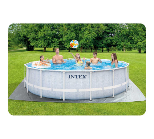 Басейн каркасний 17в1 INTEX 26746, 488 х 122 см, біло-синій Басейн каркасний 17в1 INTEX 26746, 488 х 122 см, біло-синій