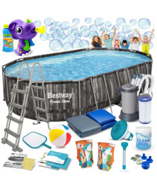 Басейн каркасний 18в1 Bestway 5611R 610 х 366 х 122 см
