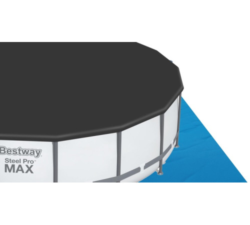 Басейн каркасний 17в1 Bestway 56595 427 х 84 см з машинкою для мильних бульбашок