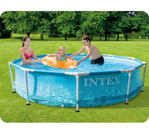 Басейн каркасний 16в1 INTEX 28208, 305 x 76 см + машина для створення бульбашок Басейн каркасний 16в1 INTEX 28208, 305 x 76 см + машина для створення бульбашок