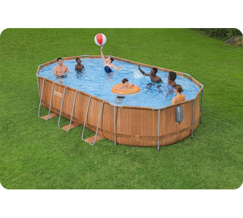 Басейн каркасний 13в1 Bestway 56719N 610 х 366 х 122 см