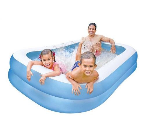 Intex 57180 (203 x 152 x 48см) надувной детский бассейн "SWIM CENTER " 203х152х48 см