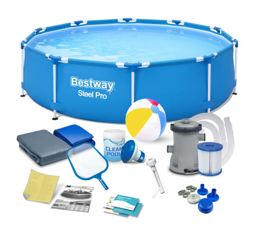 Басейн каркасний 16в1 Bestway 56679, 305 x 76 см Басейн каркасний 16в1 Bestway 56679, 305 x 76 см