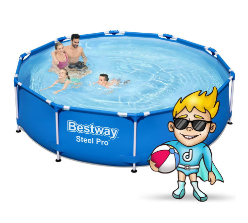 Басейн каркасний 16в1 Bestway 56679, 305 x 76 см Басейн каркасний 16в1 Bestway 56679, 305 x 76 см