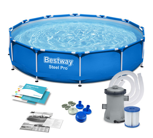 Басейн каркасний 7в1 Bestway 56681, 366 x 76 см Басейн каркасний 7в1 Bestway 56681, 366 x 76 см