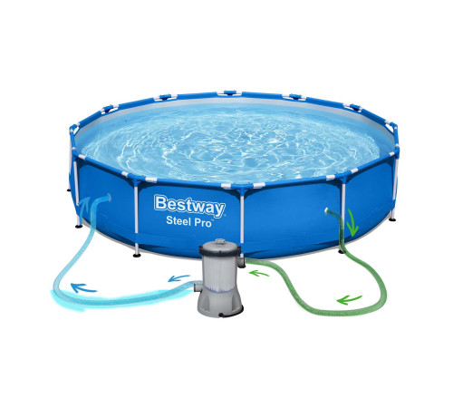 Басейн каркасний 7в1 Bestway 56681, 366 x 76 см Басейн каркасний 7в1 Bestway 56681, 366 x 76 см