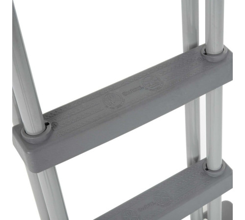 Басейн каркасний прямокутний Bestway Power Steel з комплектом 488 x 244 x 122 см - сірий Басейн каркасний прямокутний Bestway Power Steel з комплектом 488 x 244 x 122 см - сірий