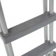 Басейн каркасний прямокутний Bestway Power Steel з комплектом 488 x 244 x 122 см - сірий