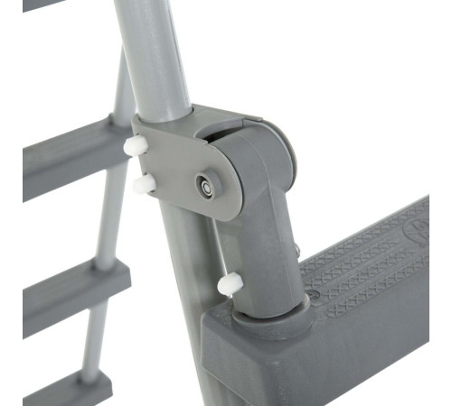 Басейн каркасний прямокутний Bestway Power Steel з комплектом 488 x 244 x 122 см - сірий Басейн каркасний прямокутний Bestway Power Steel з комплектом 488 x 244 x 122 см - сірий