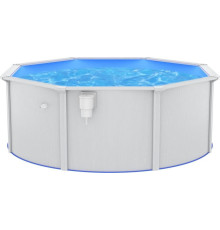 Басейн каркасний vidaXL 360 x 120 см, білий