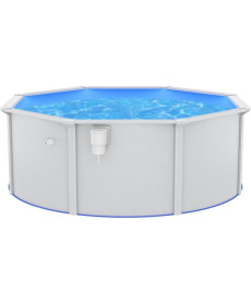 Басейн каркасний vidaXL 360 x 120 см, білий