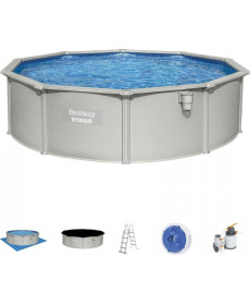 Басейн панельний Bestway HYDRIUM 460 x 120 см, світло-сірий