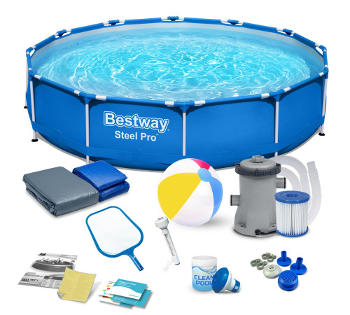 Басейн каркасний 15в1 Bestway 56681, 366 x 76 см Басейн каркасний 15в1 Bestway 56681, 366 x 76 см