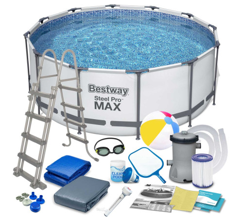Басейн каркасний 18в1 Bestway 56420, 366 x 122 см Басейн каркасний 18в1 Bestway 56420, 366 x 122 см
