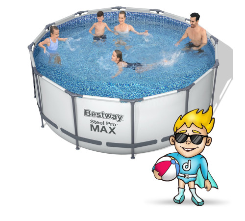 Басейн каркасний 18в1 Bestway 56420, 366 x 122 см Басейн каркасний 18в1 Bestway 56420, 366 x 122 см