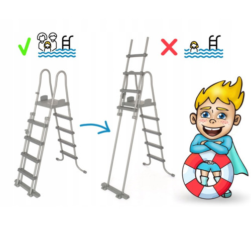 Басейн каркасний 11в1 Bestway 561KA 549 х 274 х 132 см 