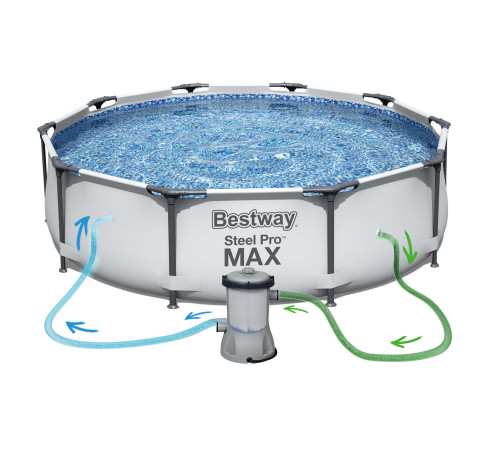 Басейн каркасний 16в1 Bestway 56416, 366 x 76 см Басейн каркасний 16в1 Bestway 56416, 366 x 76 см