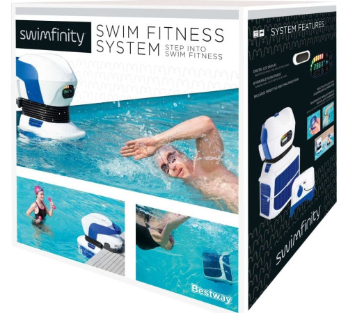 Фітнес-система для плавання Bestway Counterflow Swimfinity Фітнес-система для плавання Bestway Counterflow Swimfinity