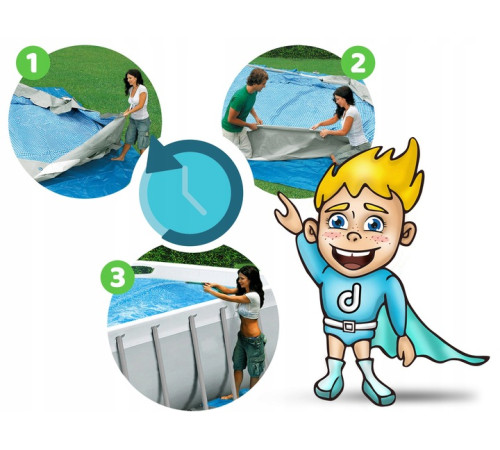 Басейн каркасний 12в1 Bestway 5612B 640 х 274 х 132 см