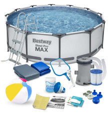 Басейн каркасний 17в1 Bestway 56418, 366x100 см 