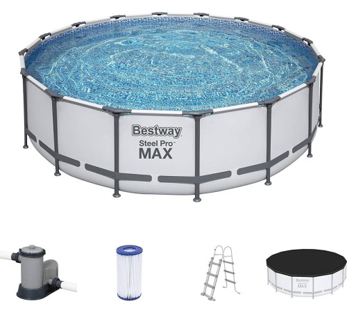 Басейн каркасний 2в1 Bestway 5612Z Steel Pro Max 488 см Басейн каркасний 2в1 Bestway 5612Z Steel Pro Max 488 см
