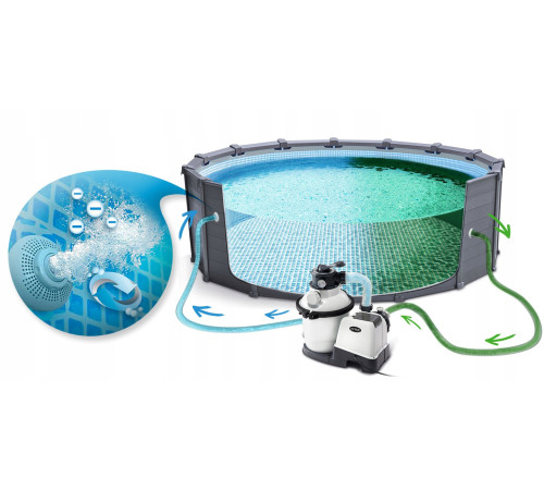 Basen ogrodowy panelowy 478 x 124 cm 12w1 INTEX 26384