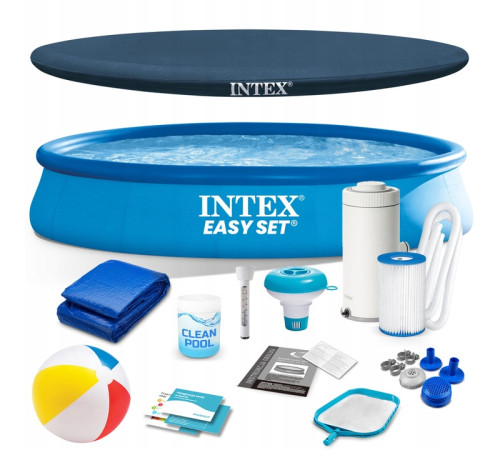 Басейн надувний15в1 Intex 28158 457 × 84 см