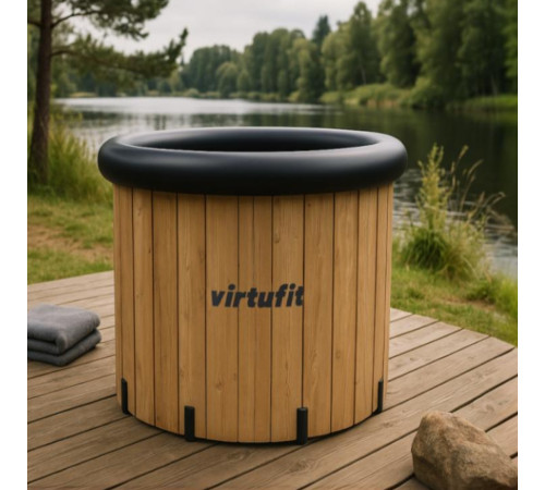 Ванна крижана VIRTUFIT XXL 80 х 80 х 75 см 375 л, коричнева
