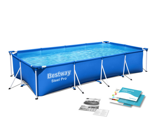 Басейн каркасний прямокутний 5в1 Bestway 56405, 400 x 211 x 81 см Басейн каркасний прямокутний 5в1 Bestway 56405, 400 x 211 x 81 см
