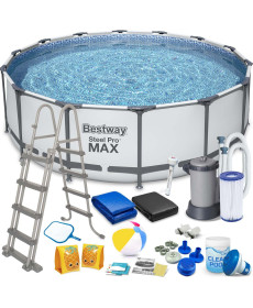 Басейн каркасний 19в1 Bestway 5612Z Steel Pro Max 488 см 