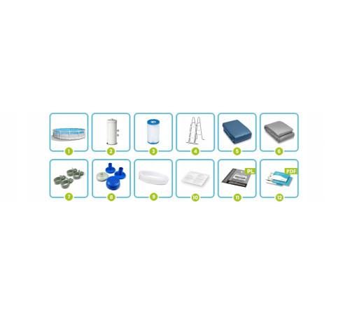 Басейн каркасний 12в1 Intex 26722 427 х 107 см